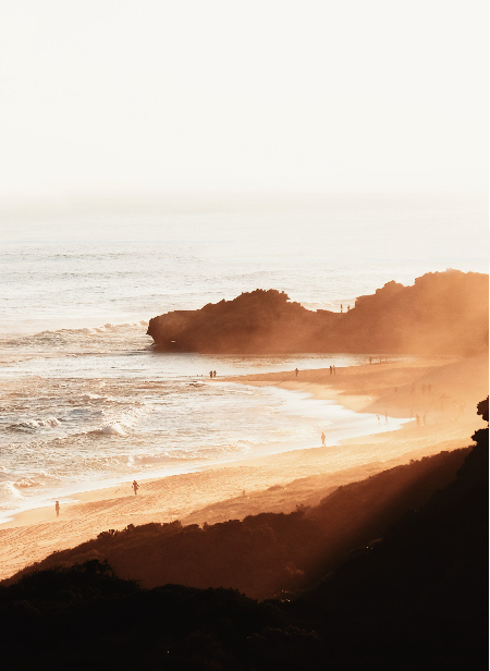 Sunset at the beach