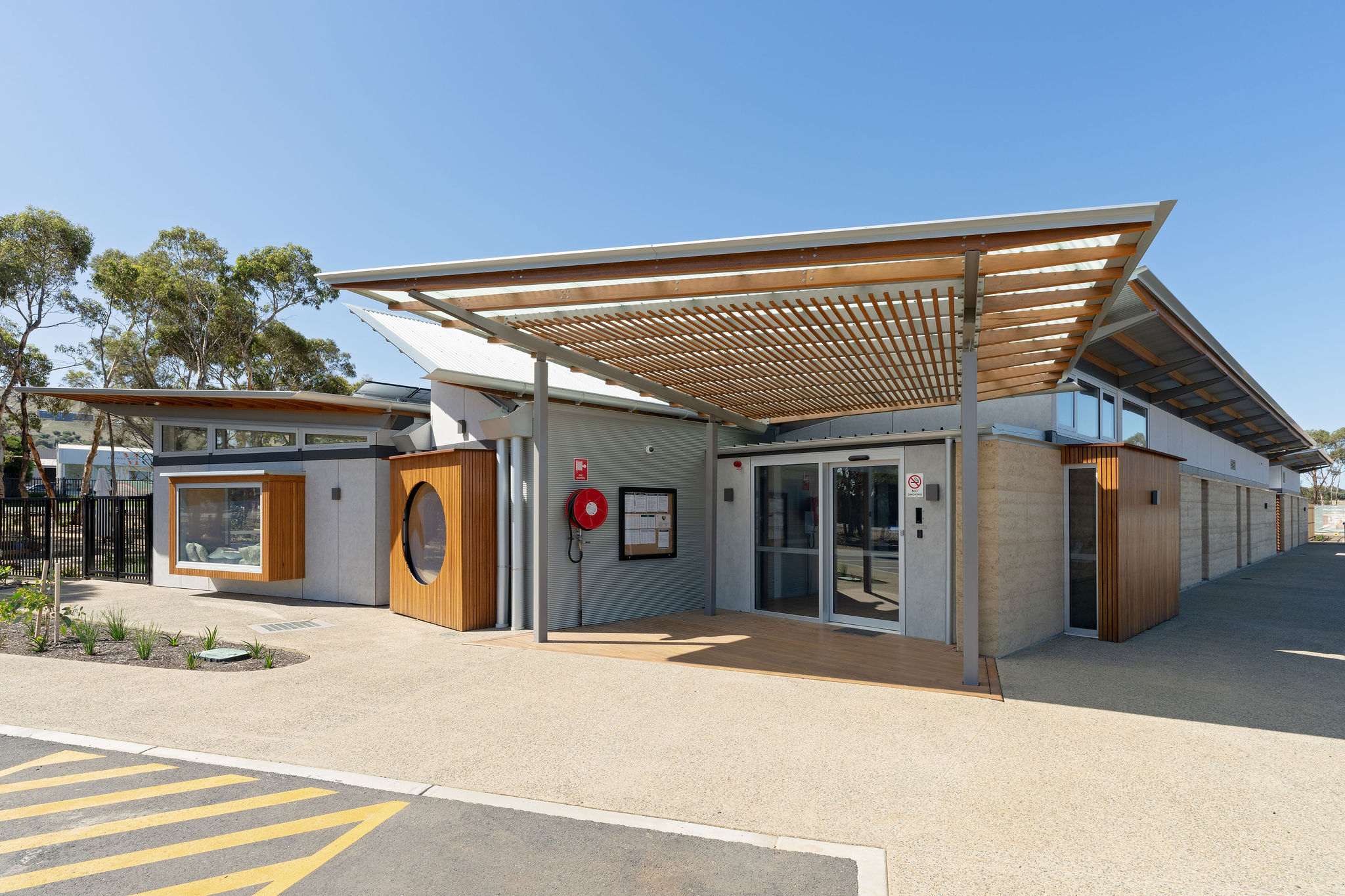 Formclad roofing and cladding installation — Fleurieu Health & Wellbeing Precinct Early Learning Centre, Chiton, South Australia