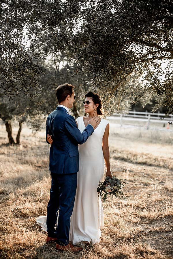 mariage romantique champêtre région Paca