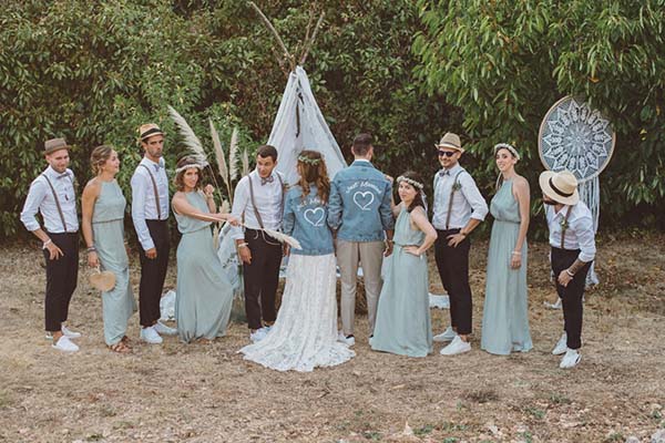 mariage bohême arrière pays niçois