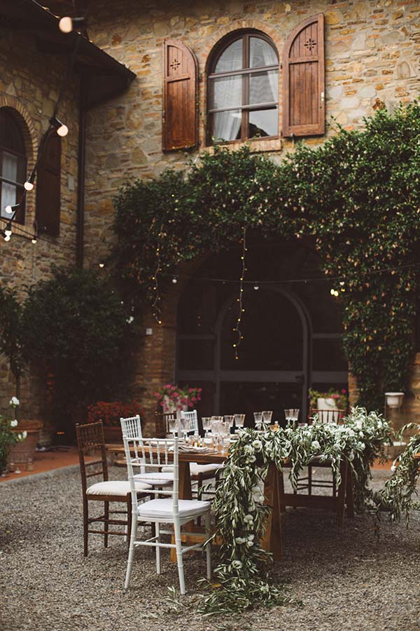 mariage décontracté en Toscane