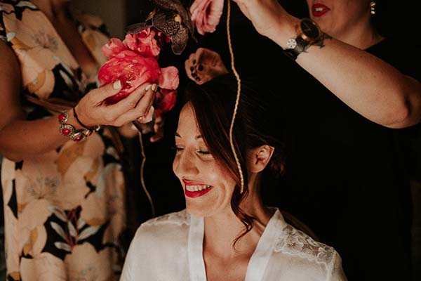 mariage rétro et fleuri en région PACA