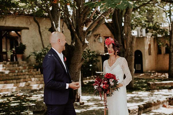 mariage rétro et fleuri en région PACA