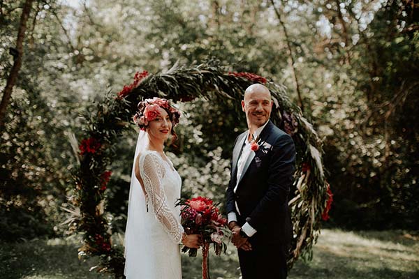 mariage rétro et fleuri en région PACA