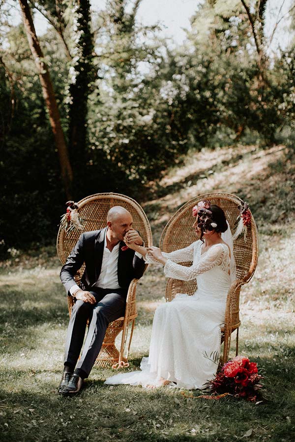 mariage rétro et fleuri en région PACA