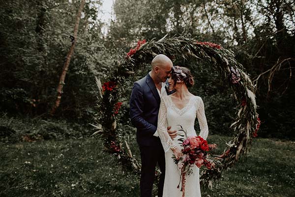 mariage rétro et fleuri en région PACA