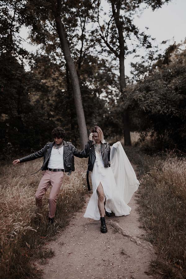 Inspirations mariage rock bohème authentique
