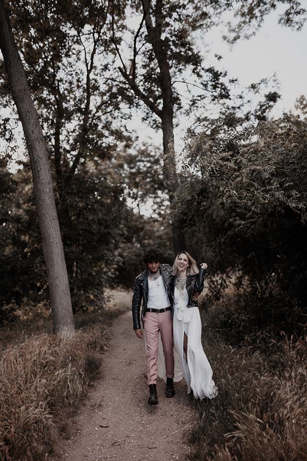 Inspirations mariage rock bohème authentique