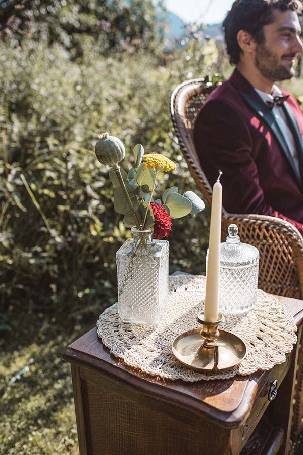 Idées mariage décontracté et bohème en Rhônes-Alpes