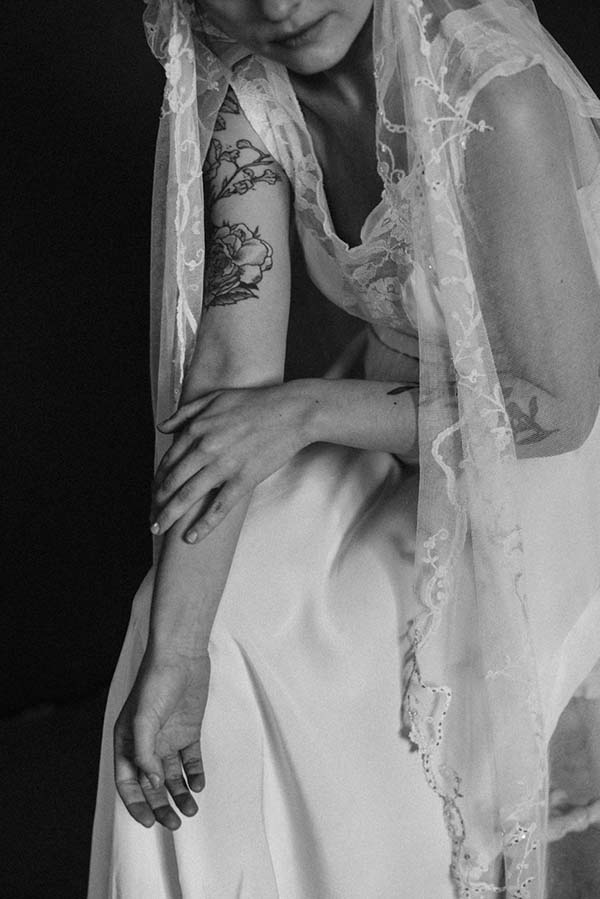 accessoires voile mariée rétro