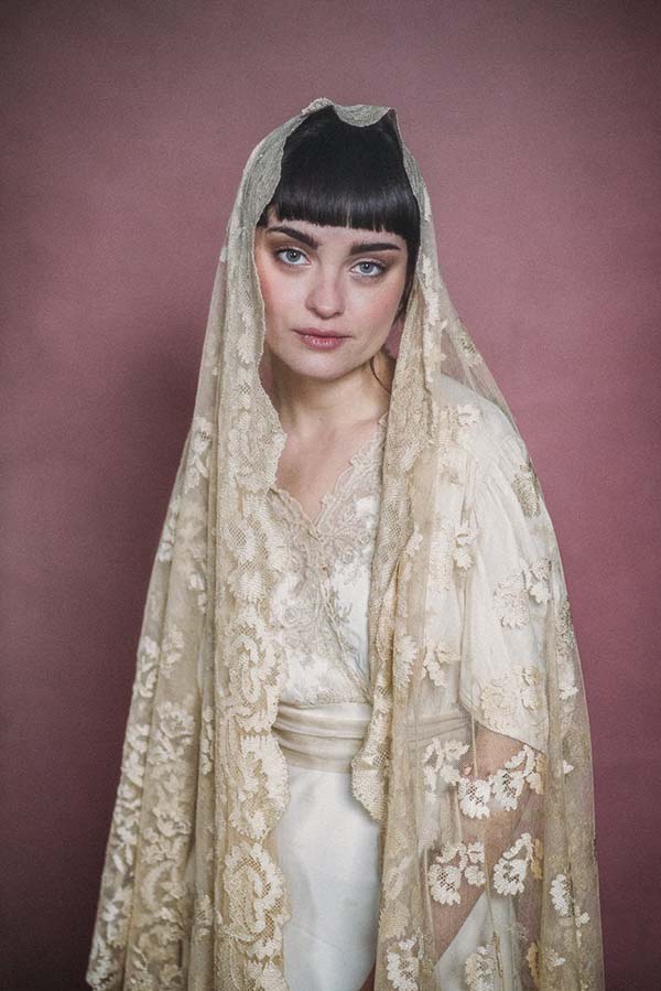 accessoires voile mariée rétro
