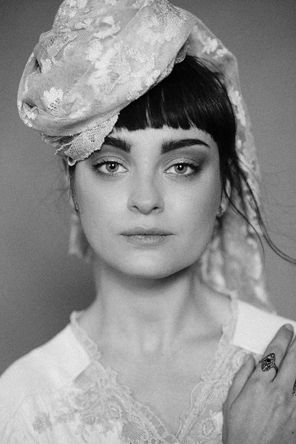 accessoires voile mariée rétro
