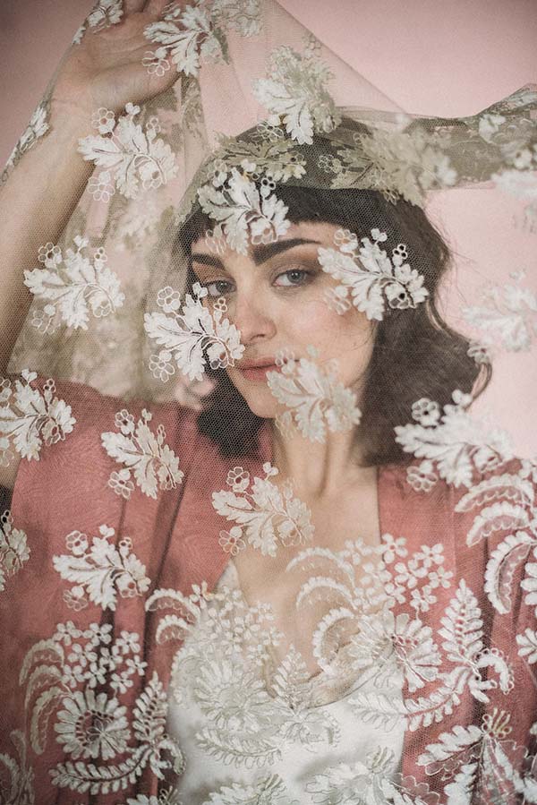 accessoires voile mariée rétro