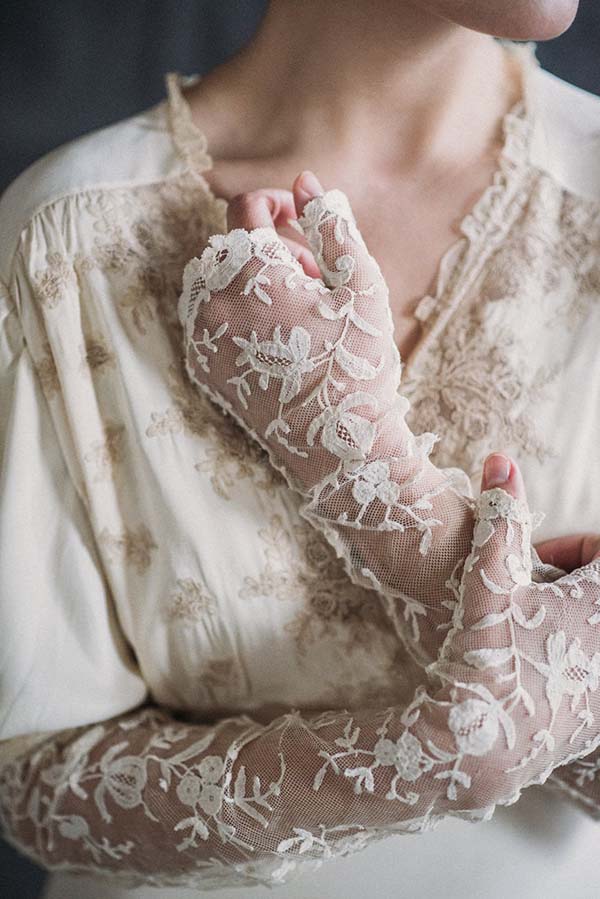 accessoires voile mariée rétro