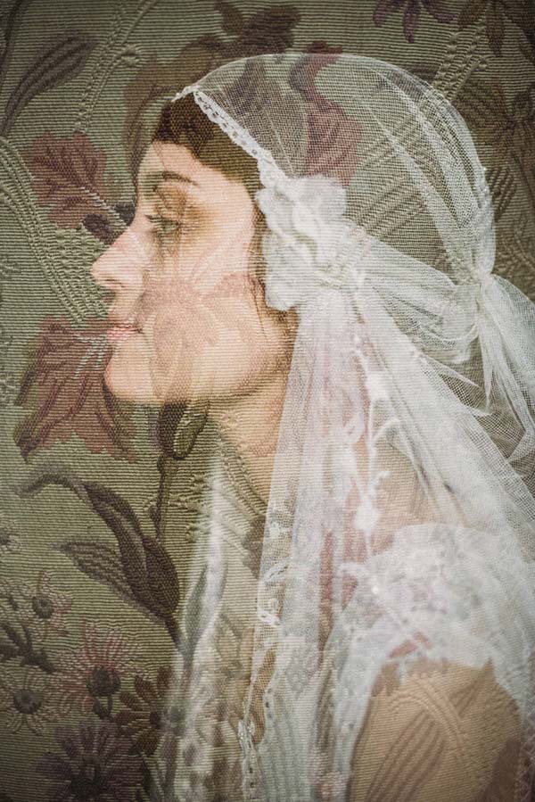 accessoires voile mariée rétro