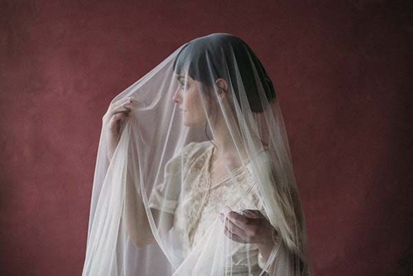 accessoires voile mariée rétro