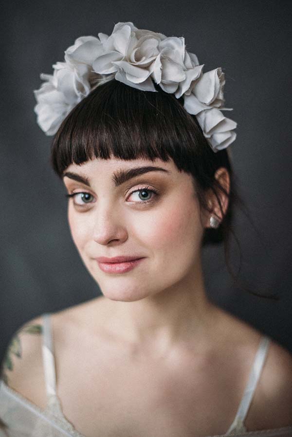 accessoires voile mariée rétro