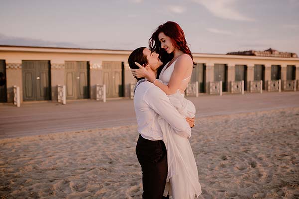 mariage bohème chic Deauville