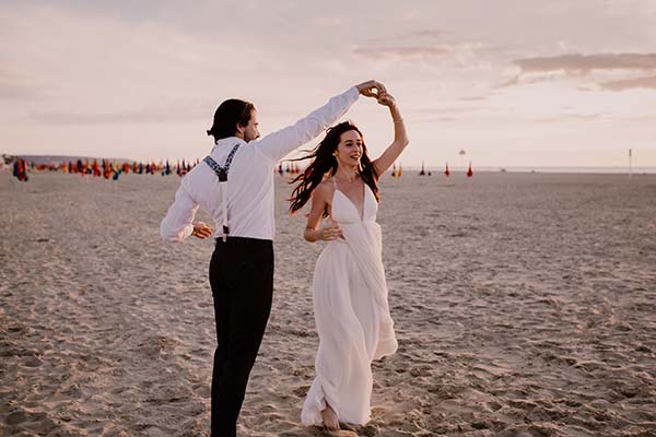 mariage bohème chic Deauville