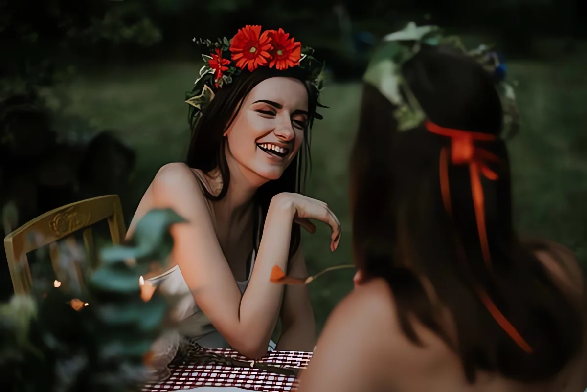 mariage bohême poetique pleine nature