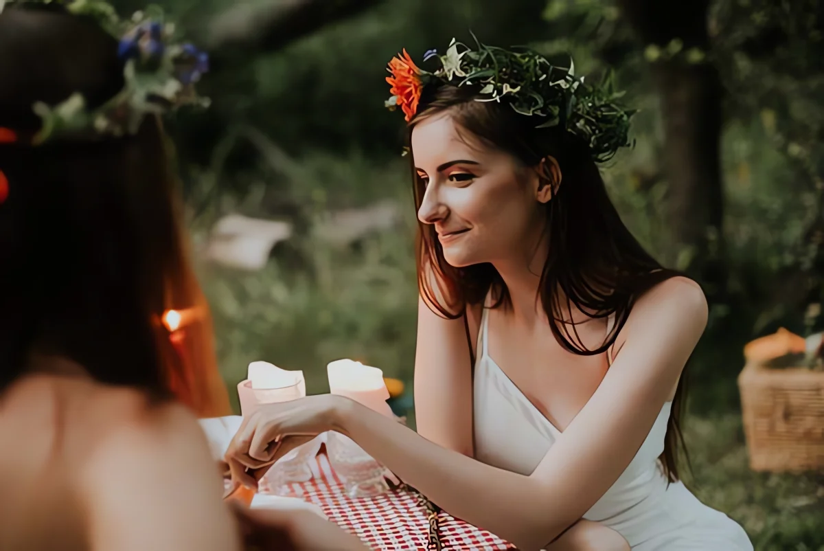 mariage bohême poetique pleine nature