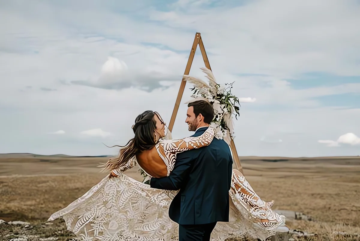 mariage intime sauvage Lozère