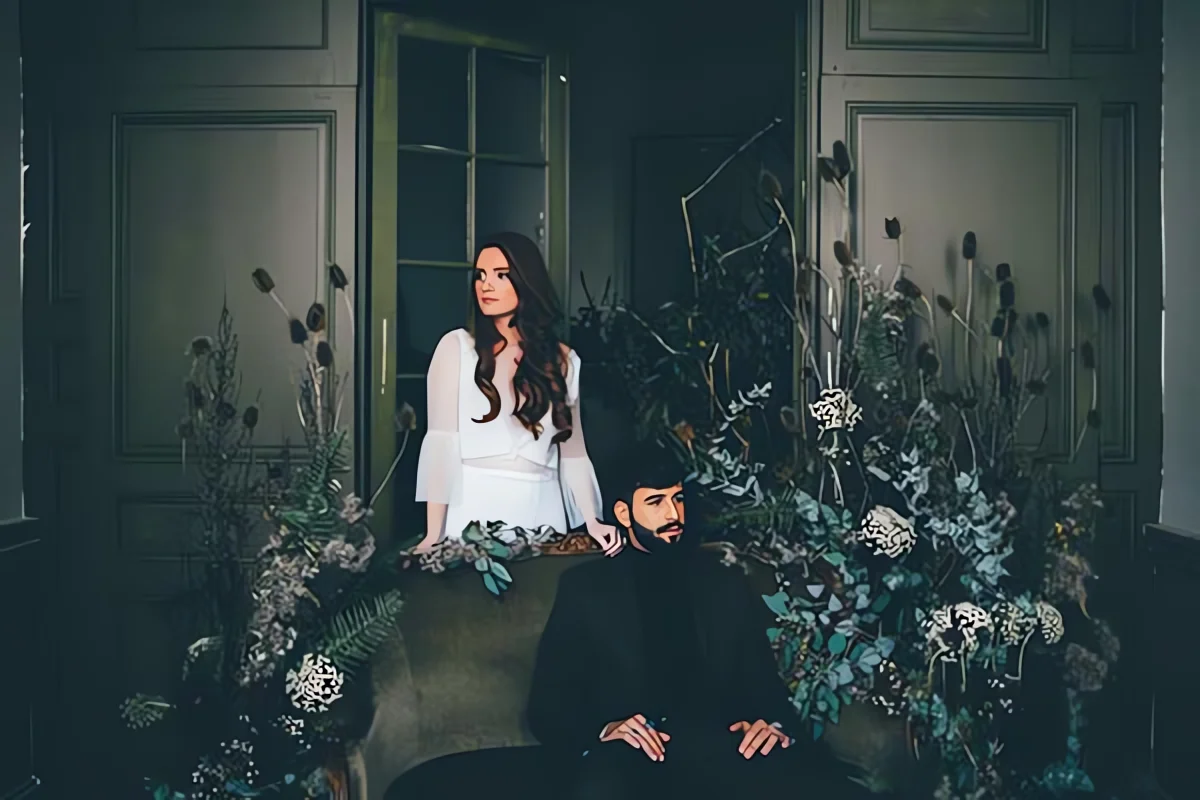 Inspirations mariage green romantique