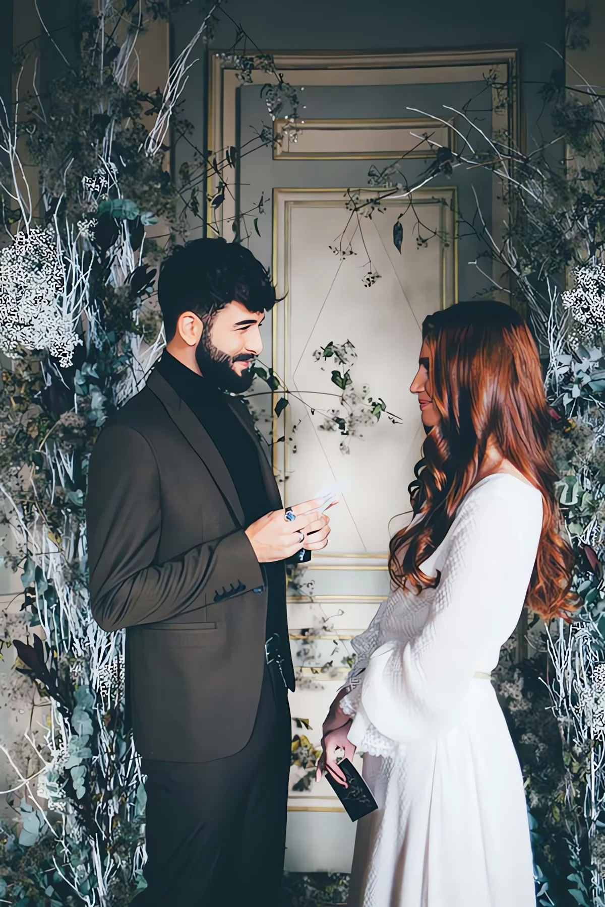 Inspirations mariage green romantique