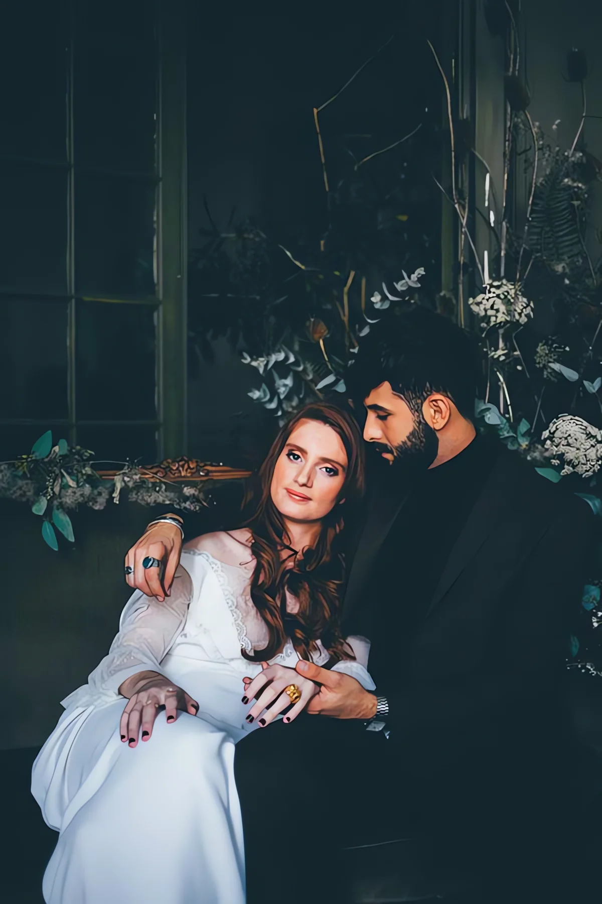 Inspirations mariage green romantique