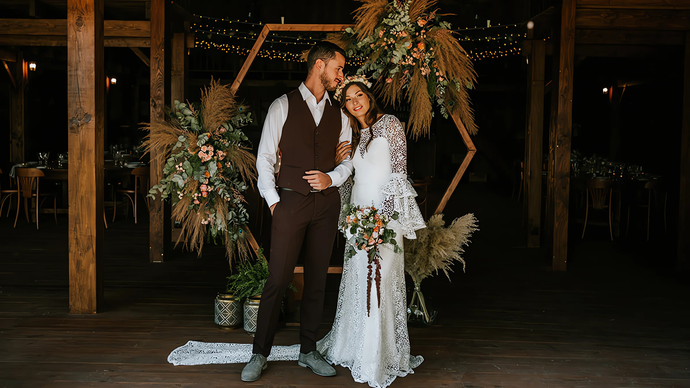 Inspirations pour un mariage végétal et bohème dans les Landes