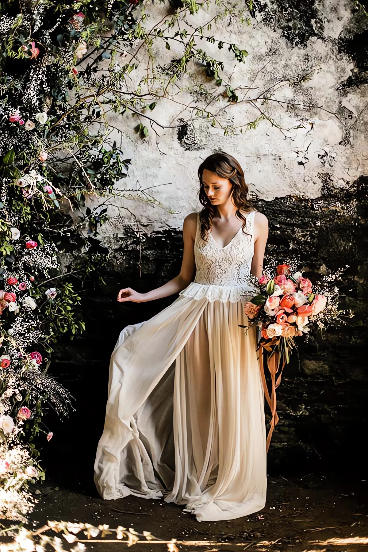 mariage floral éthique Bretagne