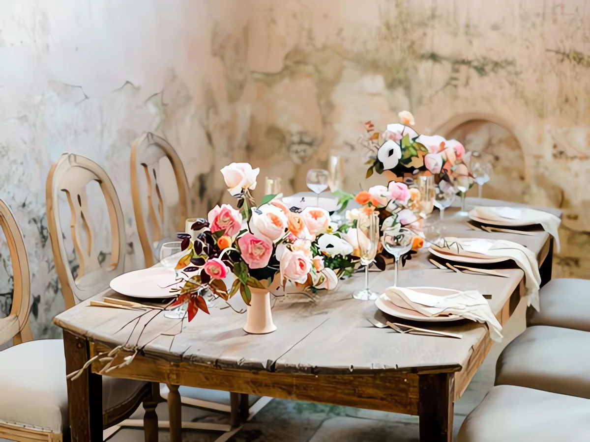 Inspirations mariage fleuri romantique