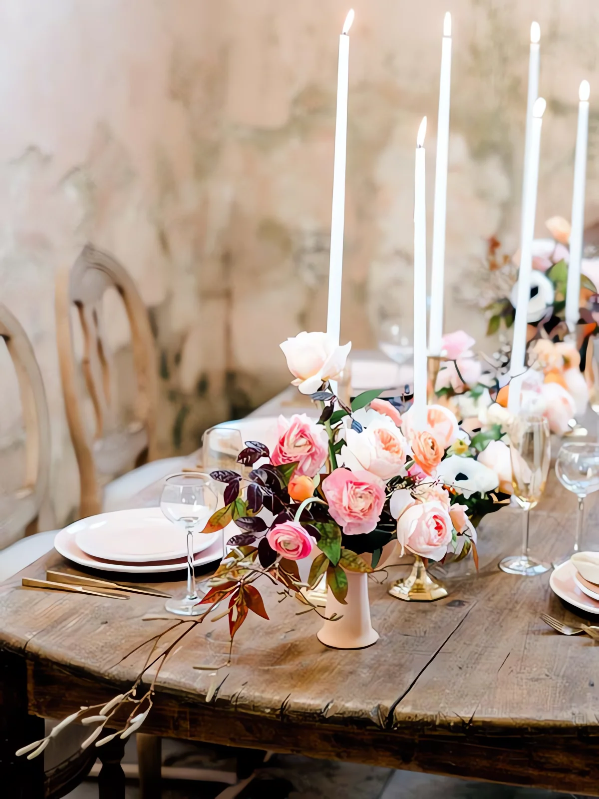 Inspirations mariage fleuri romantique