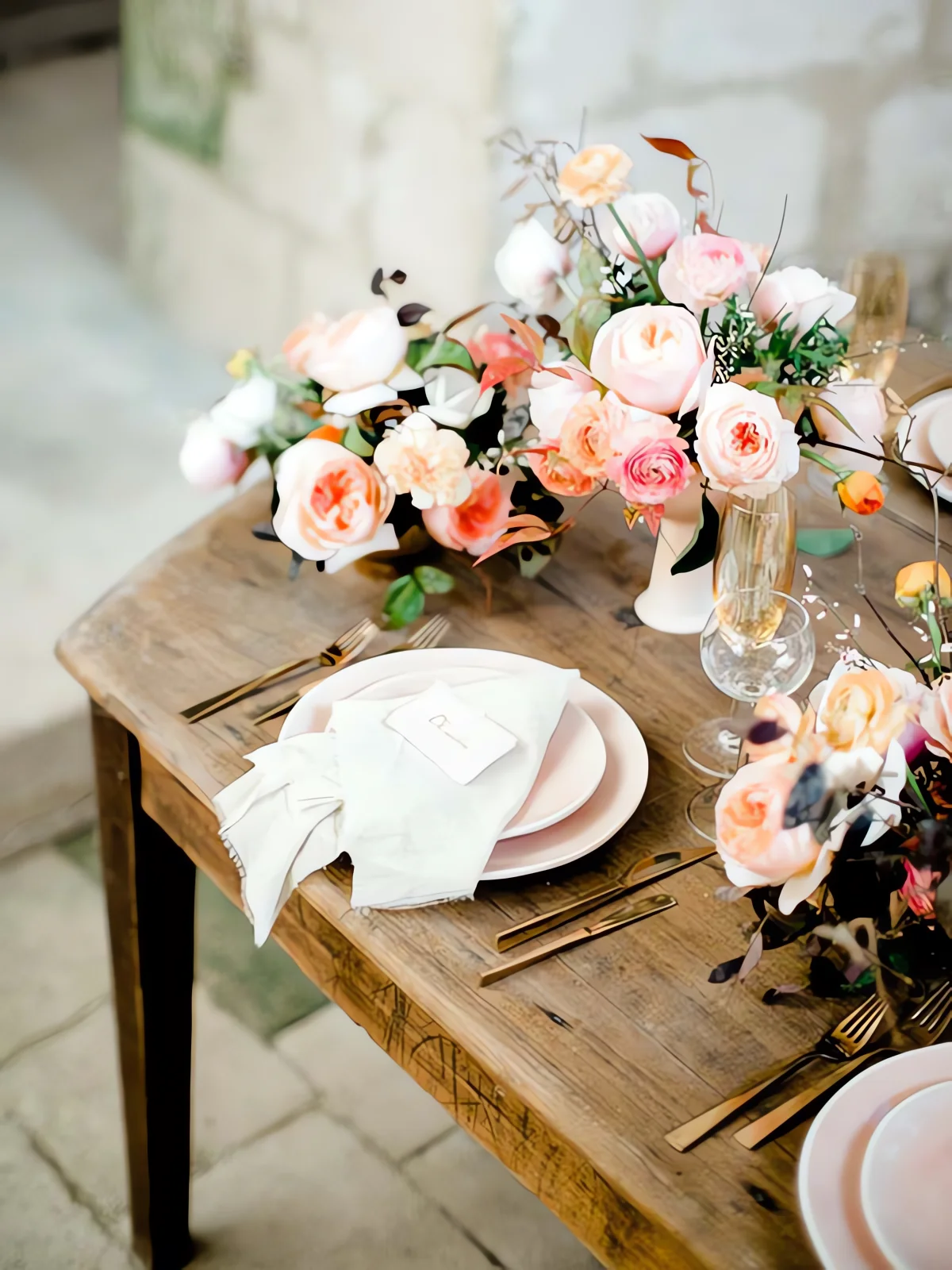 Inspirations mariage fleuri romantique