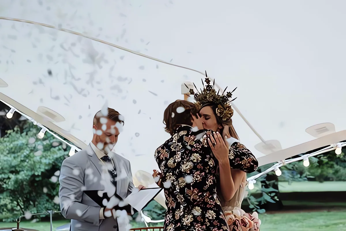 mariage bucolique festif original