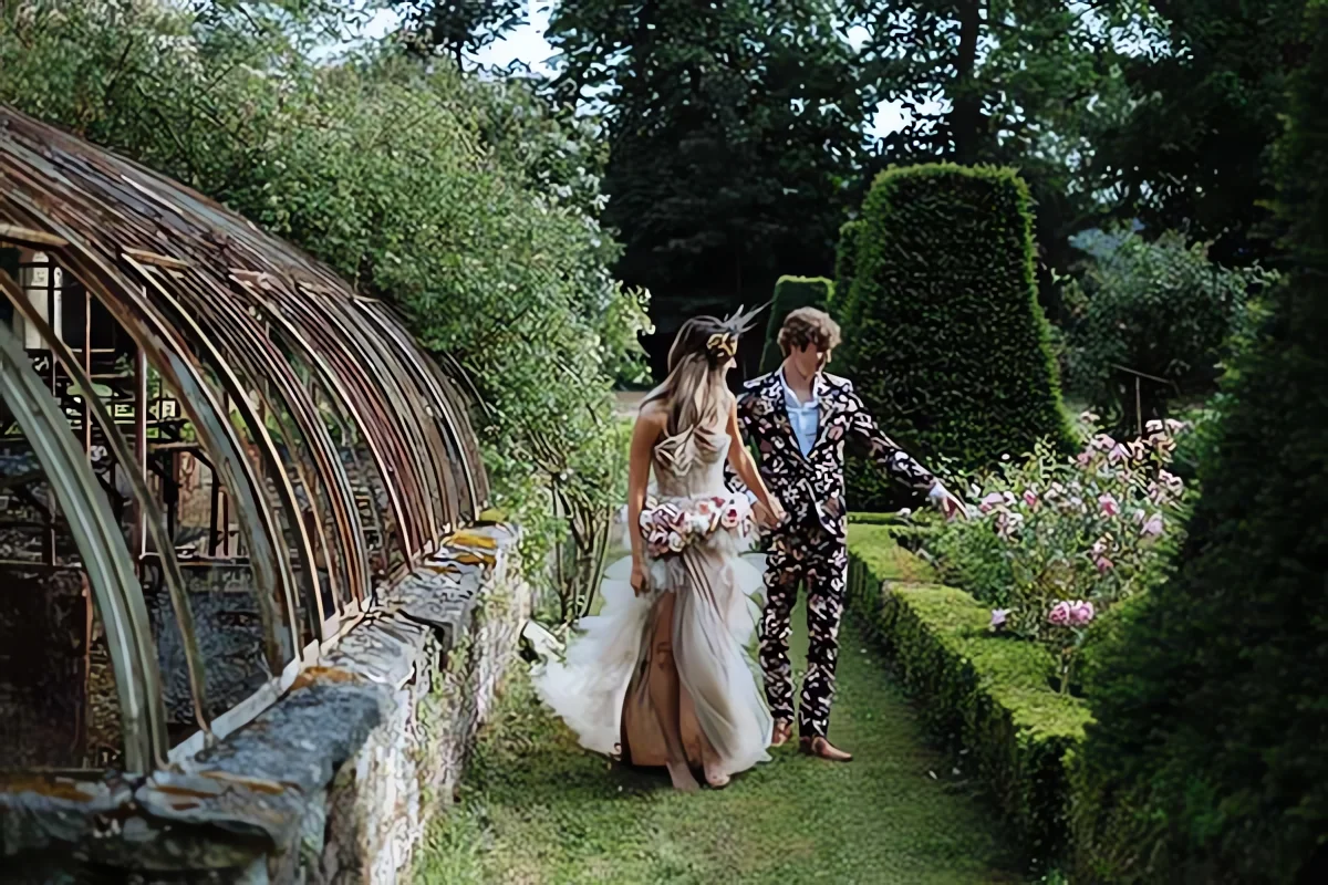 mariage bucolique festif original