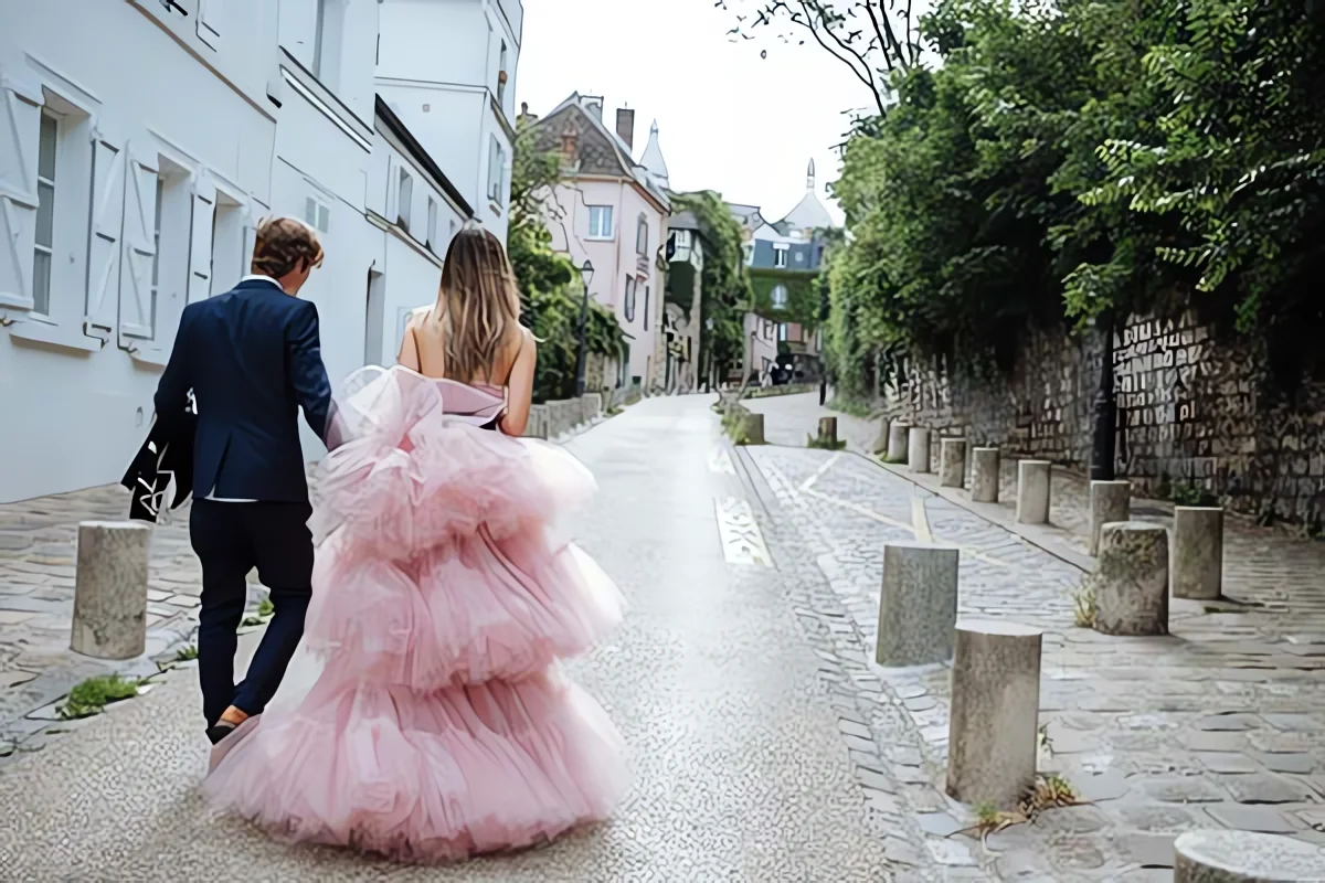 mariage bucolique festif original