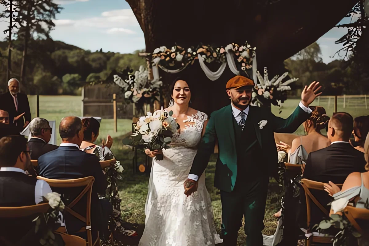 mariage décontracté intime Berry