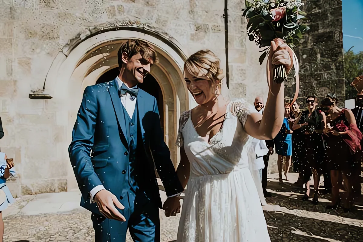 mariage simple bucolique Aquitaine