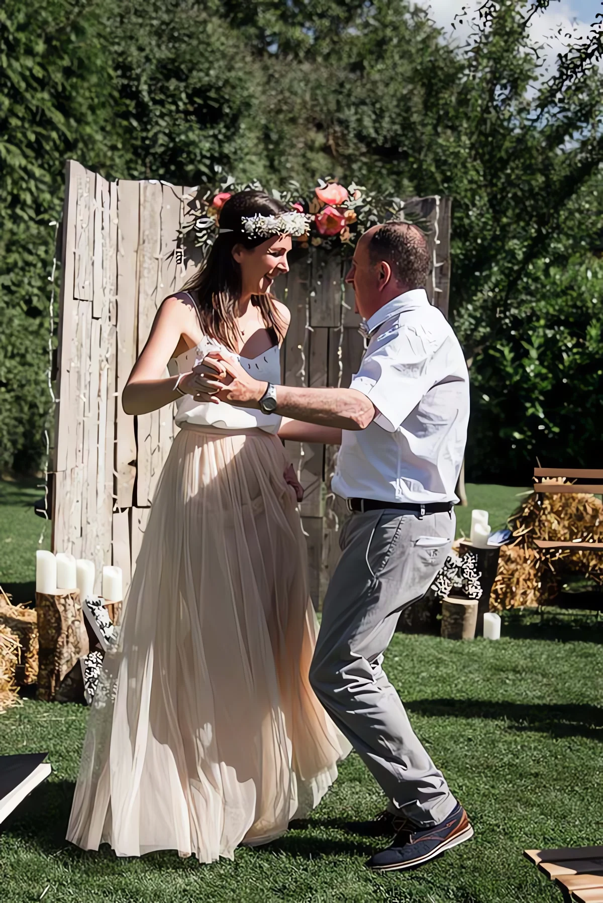 mariage cool champêtre petit prix