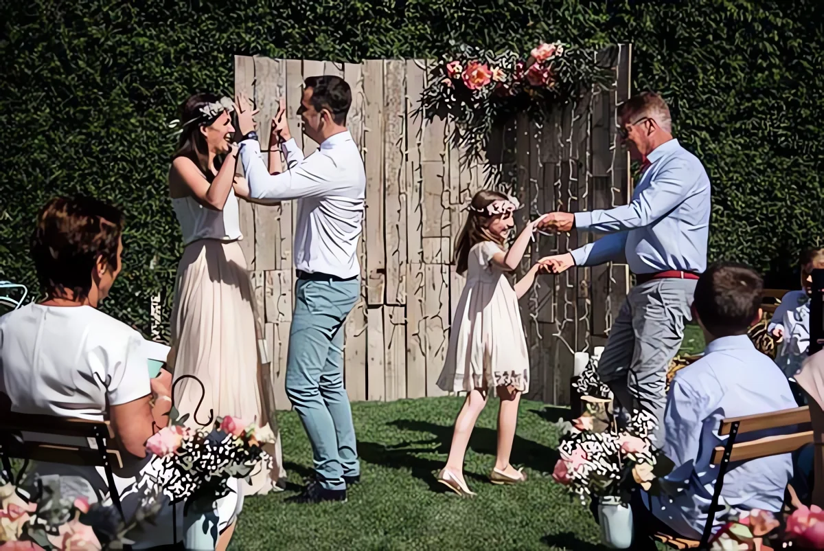 mariage cool champêtre petit prix