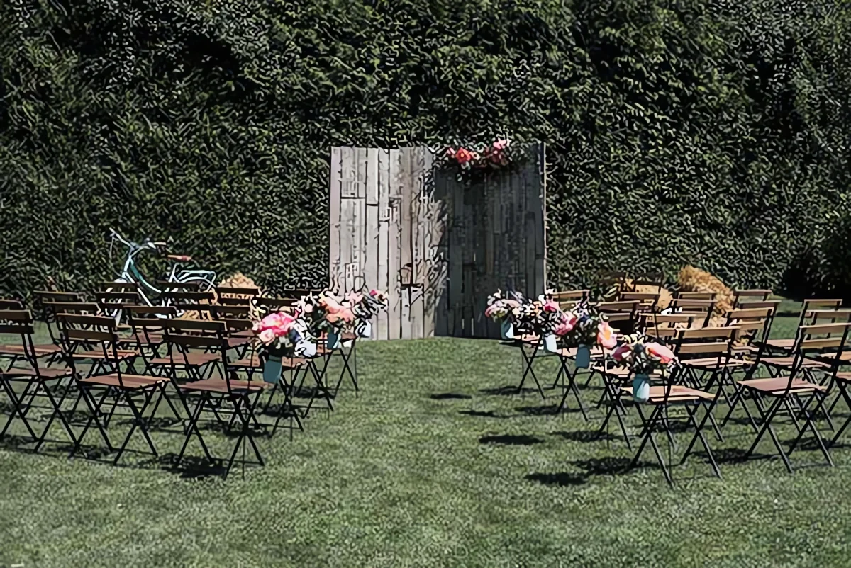 mariage cool champêtre petit prix