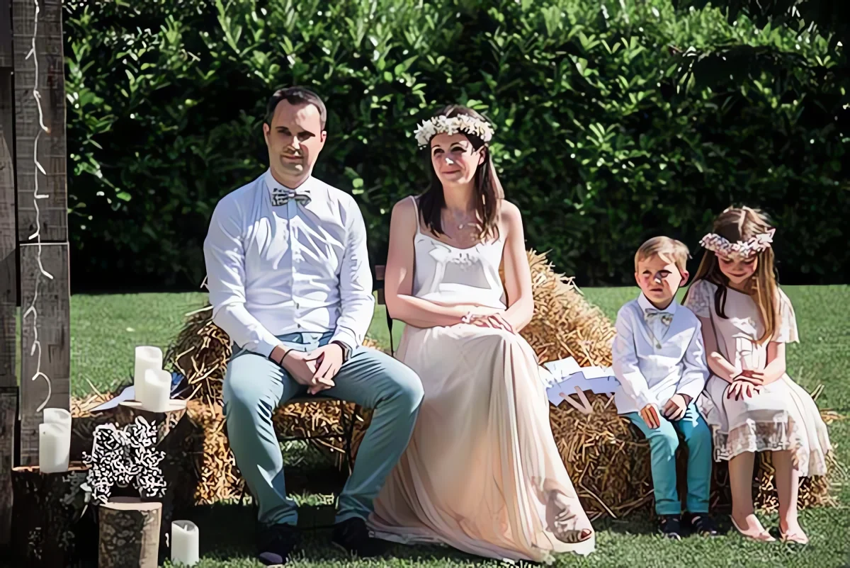 mariage cool champêtre petit prix