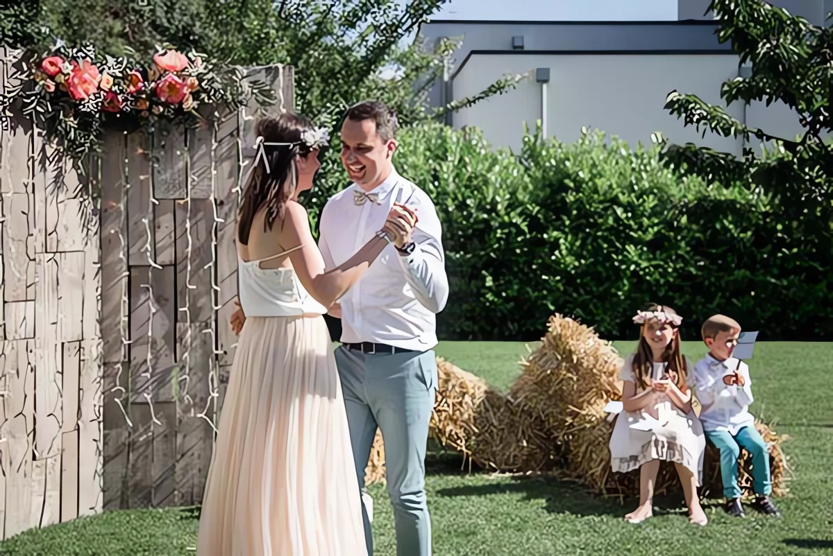 mariage cool champêtre petit prix