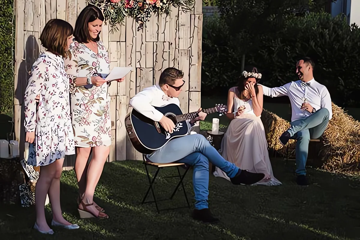 mariage cool champêtre petit prix