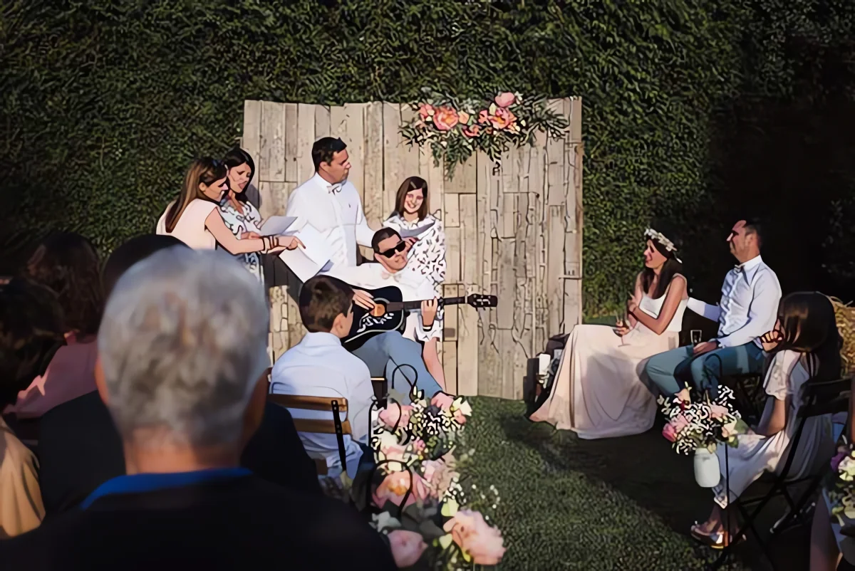 mariage cool champêtre petit prix