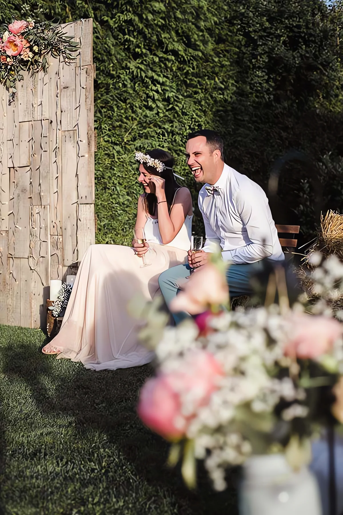 mariage cool champêtre petit prix
