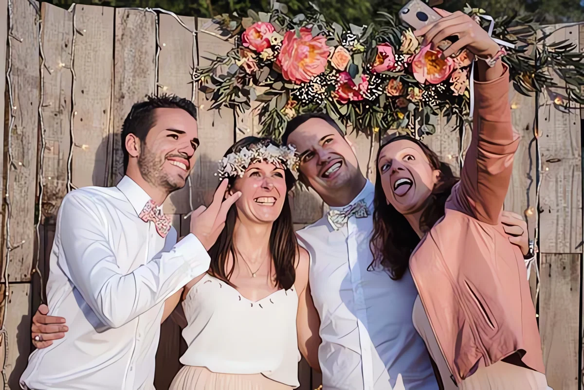 mariage cool champêtre petit prix
