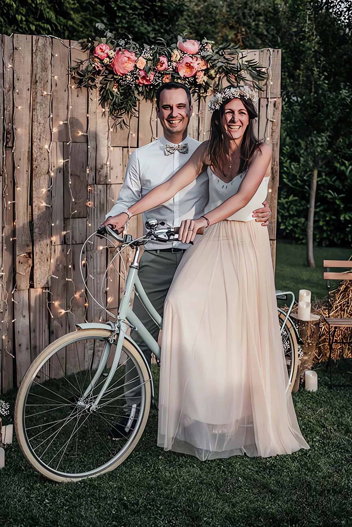 mariage cool champêtre petit prix