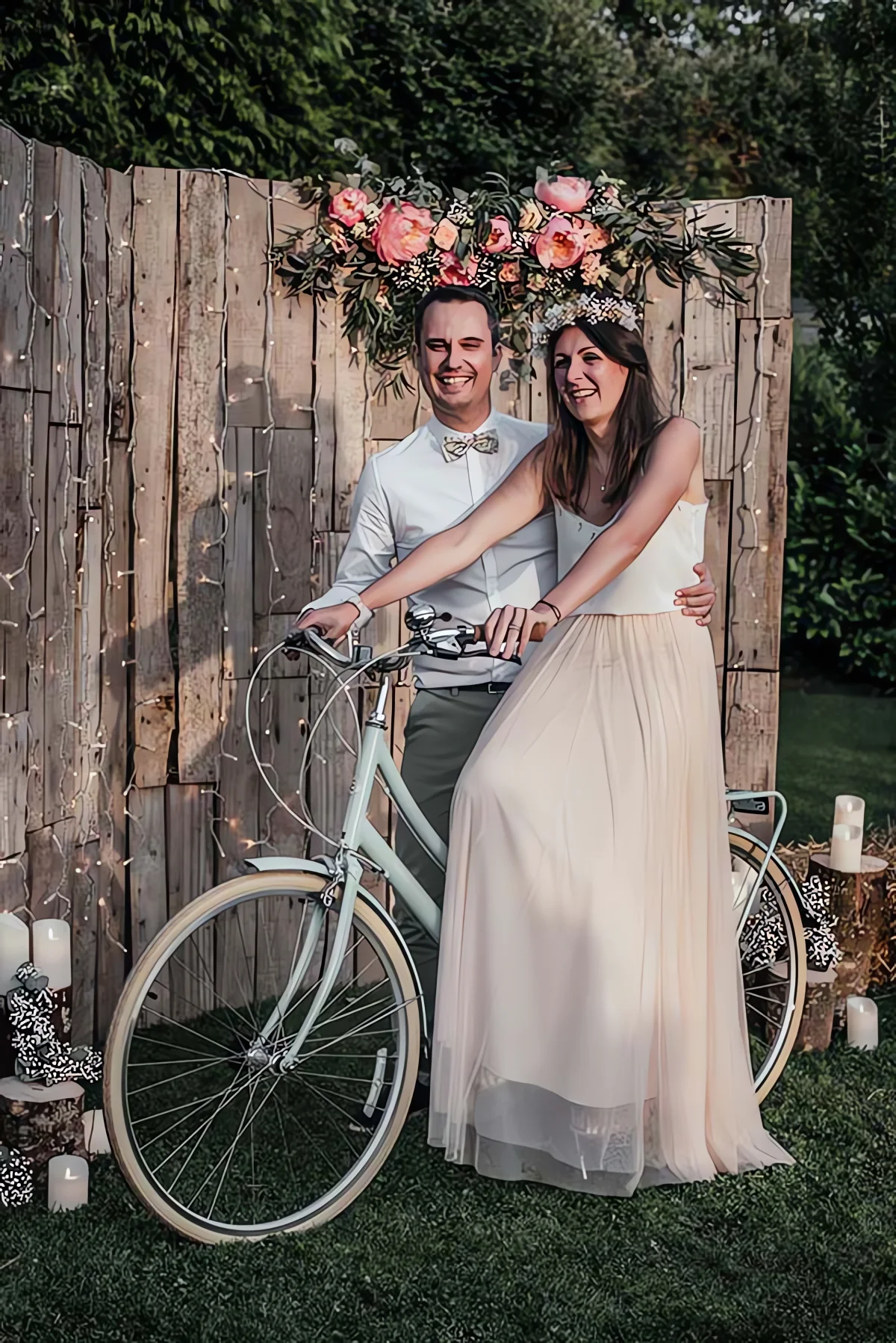 mariage cool champêtre petit prix
